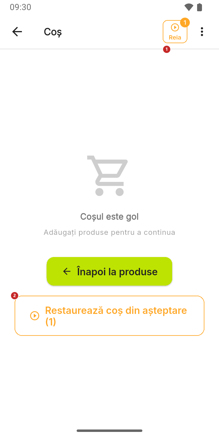 Coșul pus deoparte