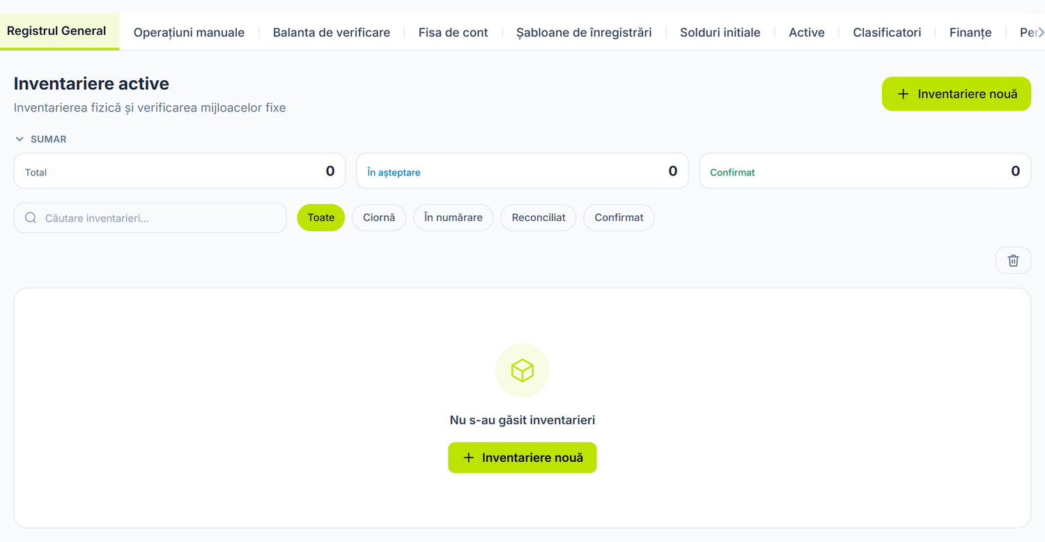 Inventarierile de active