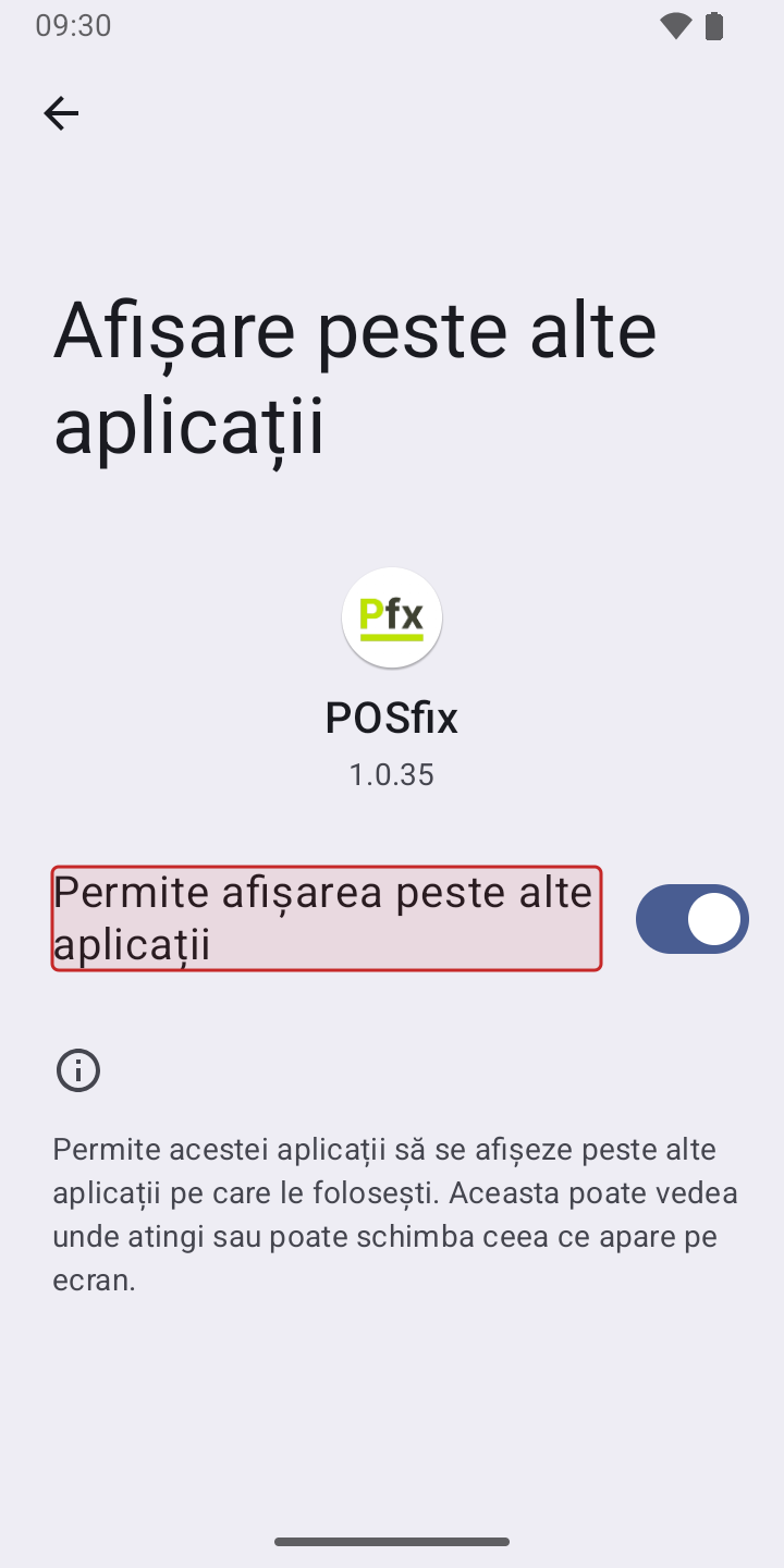 Comutatorul pentru POSfix