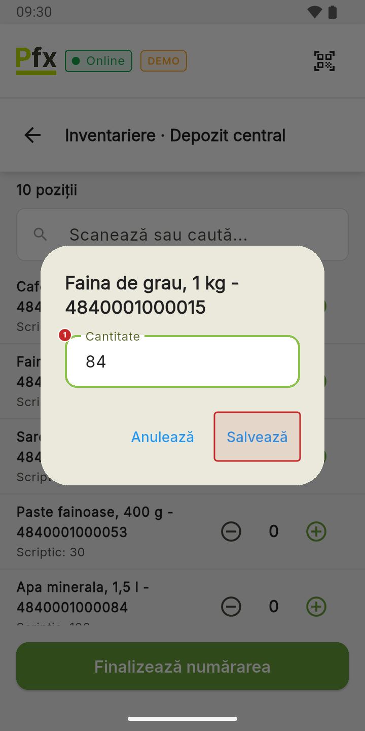 Cantitatea numărată